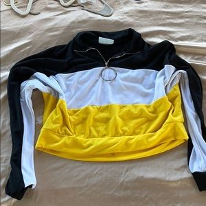 cropped mini long sleeve